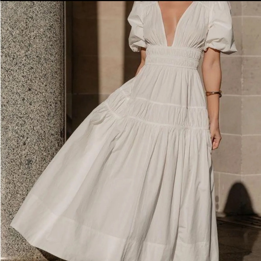 NWT Elegant White Maxi Dress